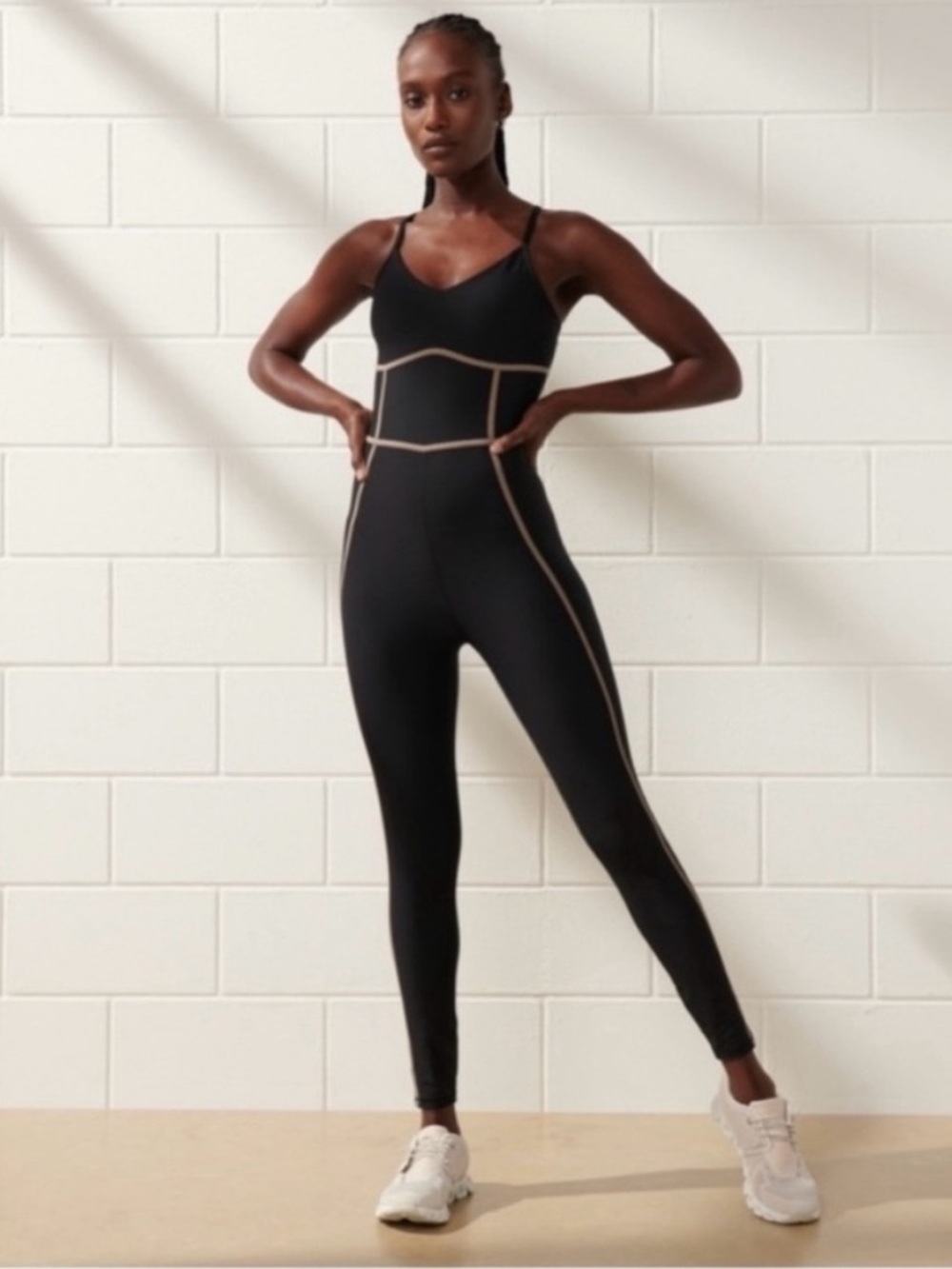 Abercrombie & Fitch YPB Sculptlux Active Romper Unitard Bodysuit